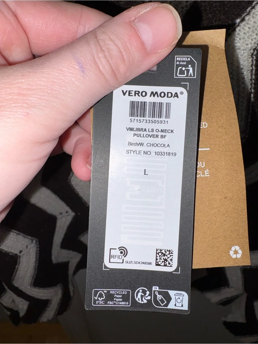 Vero Moda graphic chevron